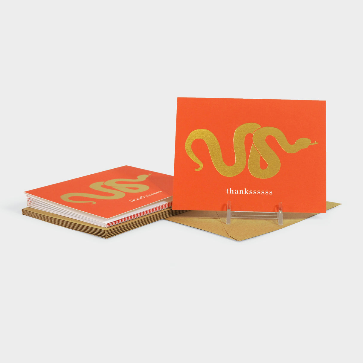 Thankss Snake Card Boxed Set of 8