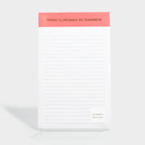 Things I'll Probably Do Tomorrow Notepad