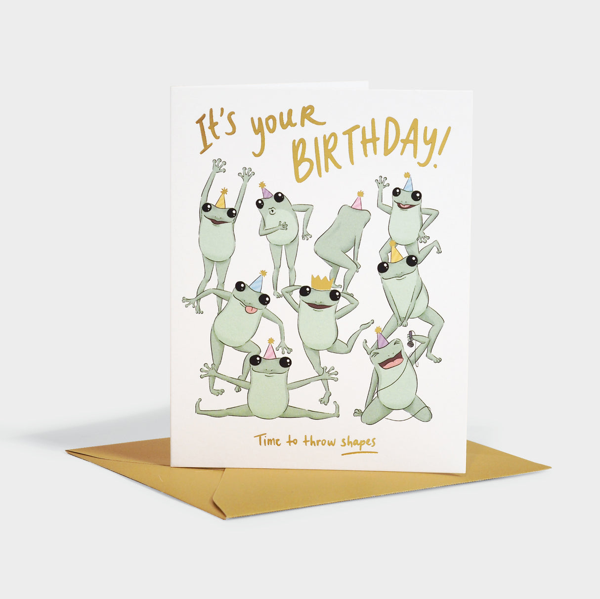 Throwing Shapes Birthday Card