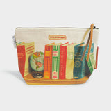 Vintage Library Books Pouch