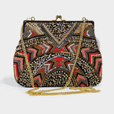 Vintage Sequins Beaded Clutch