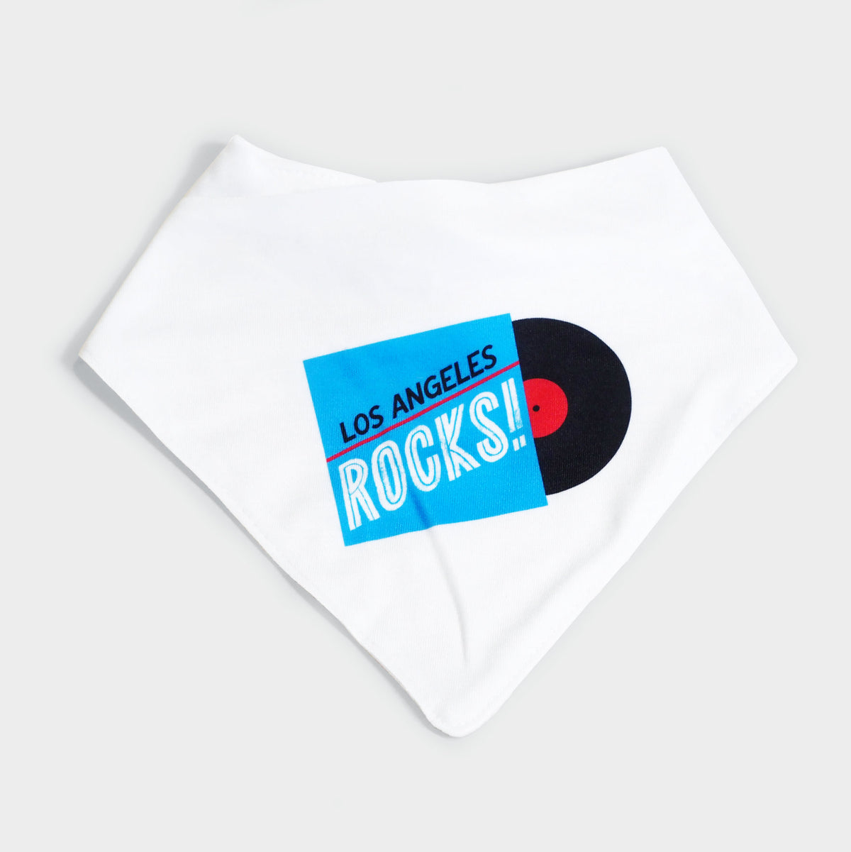 Vinyl Record Blue Los Angeles Bib