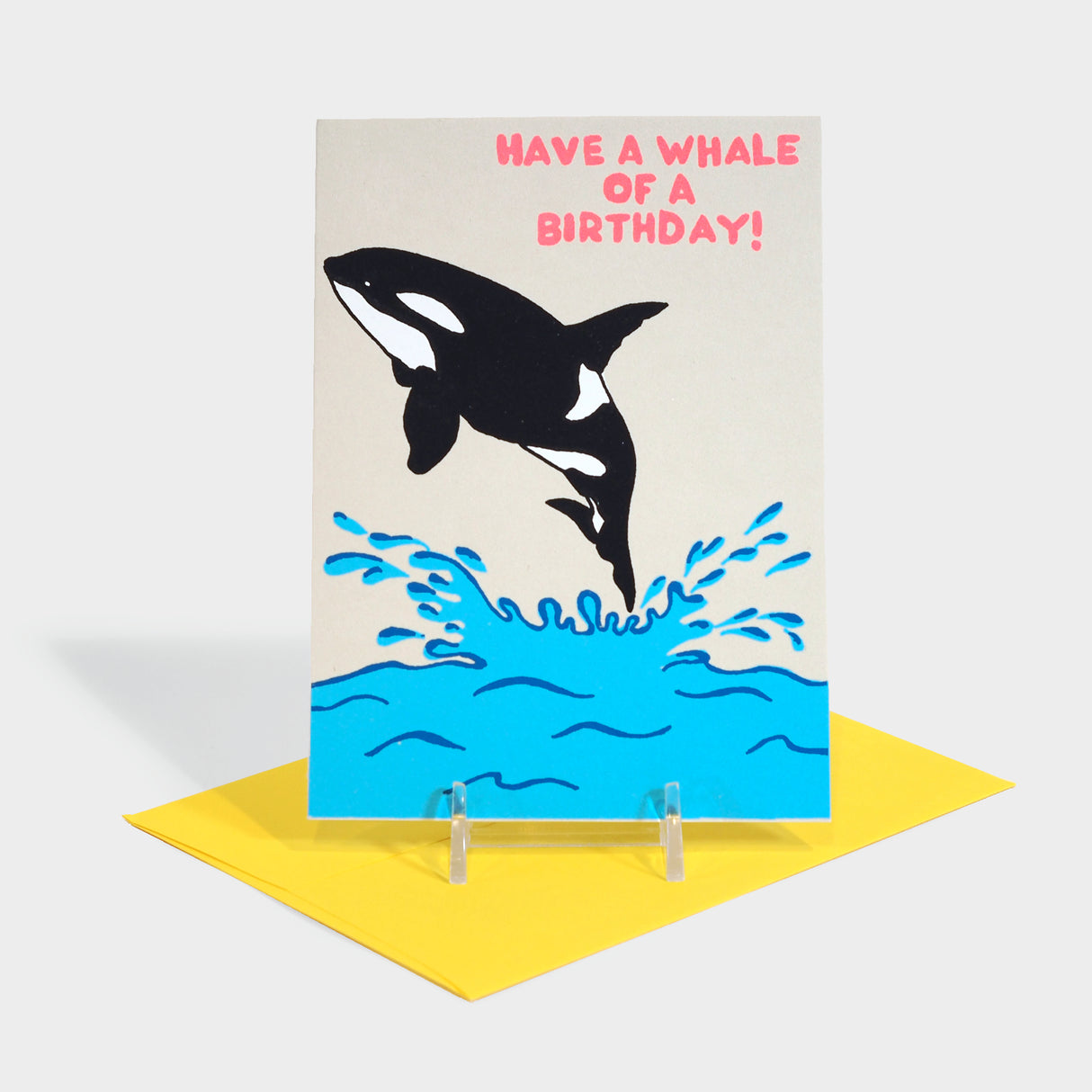 Whale Birthday Greeting Card