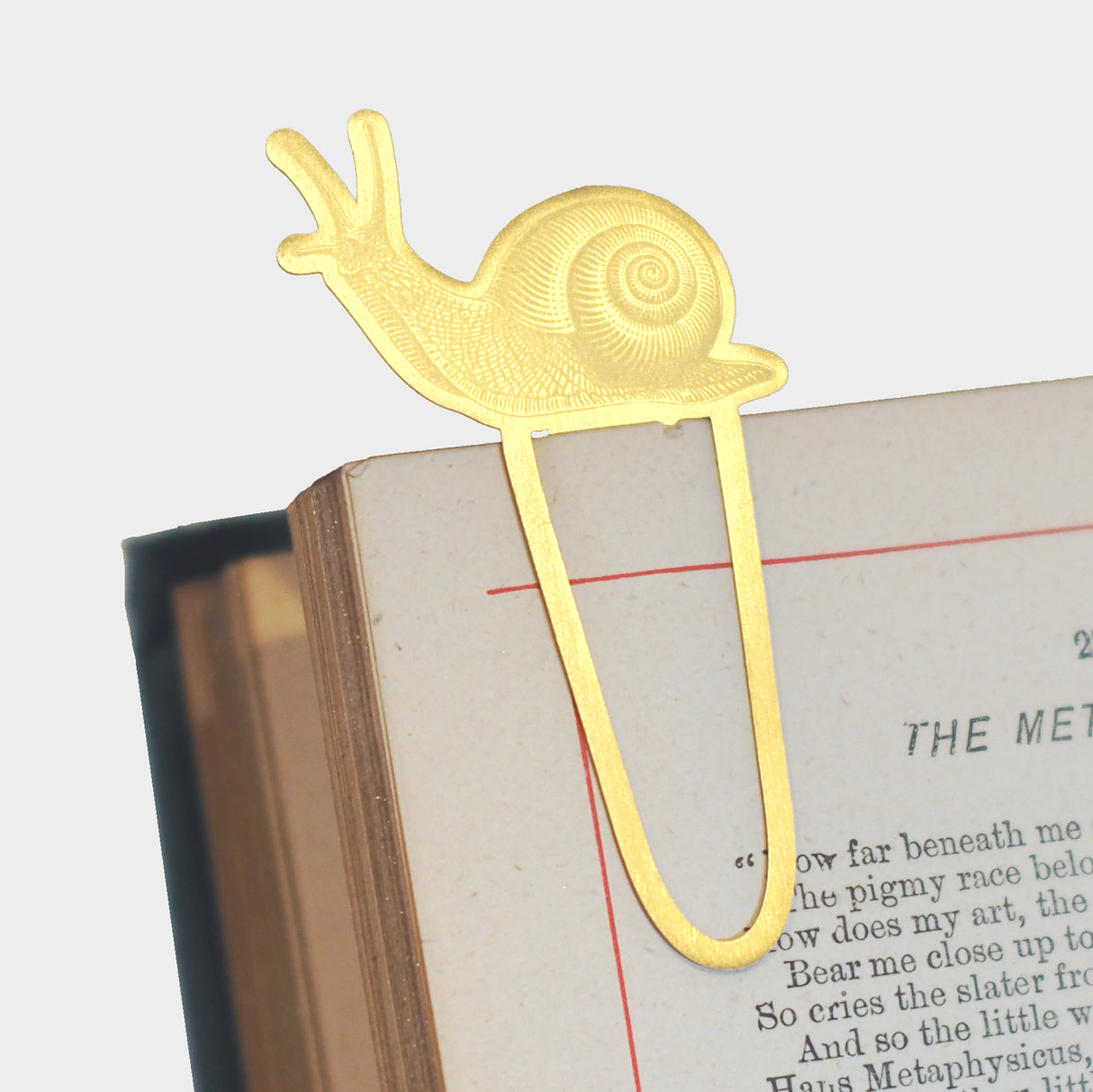 What the Shell Brass Bookmark