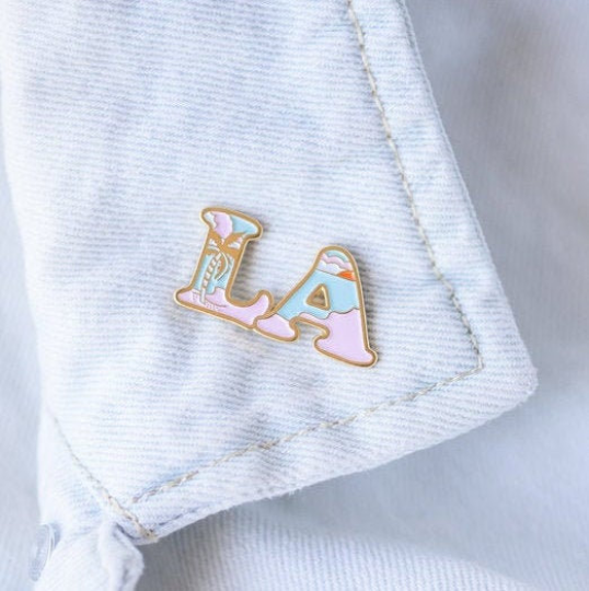 Los Angeles Soft Enamel Lapel Pin