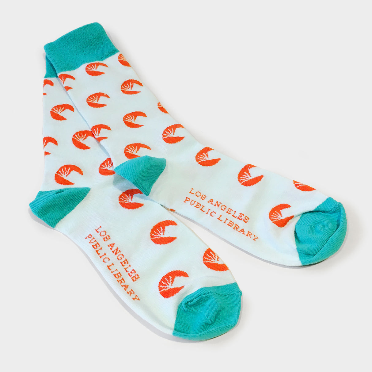 Los Angeles Public Library Men's Crew Socks