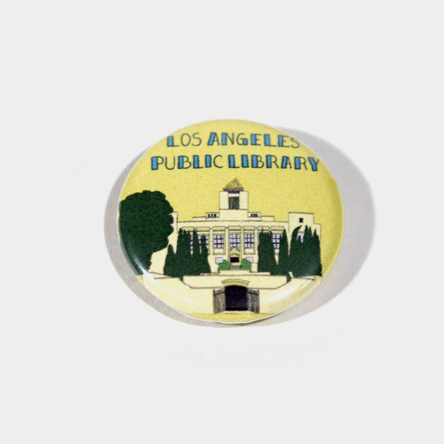 Los Angeles Public Library Button Pin