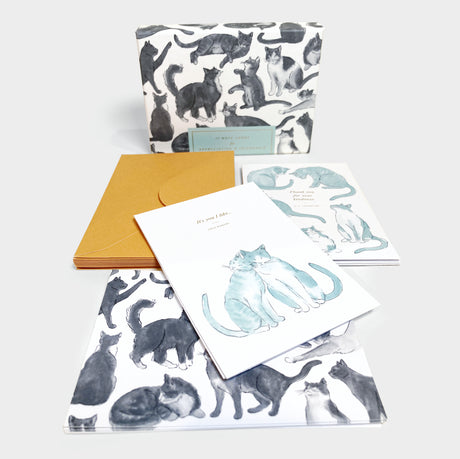 Cat Boxed Notecard Set