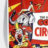 The Famous Cole Circus Print on Canvas