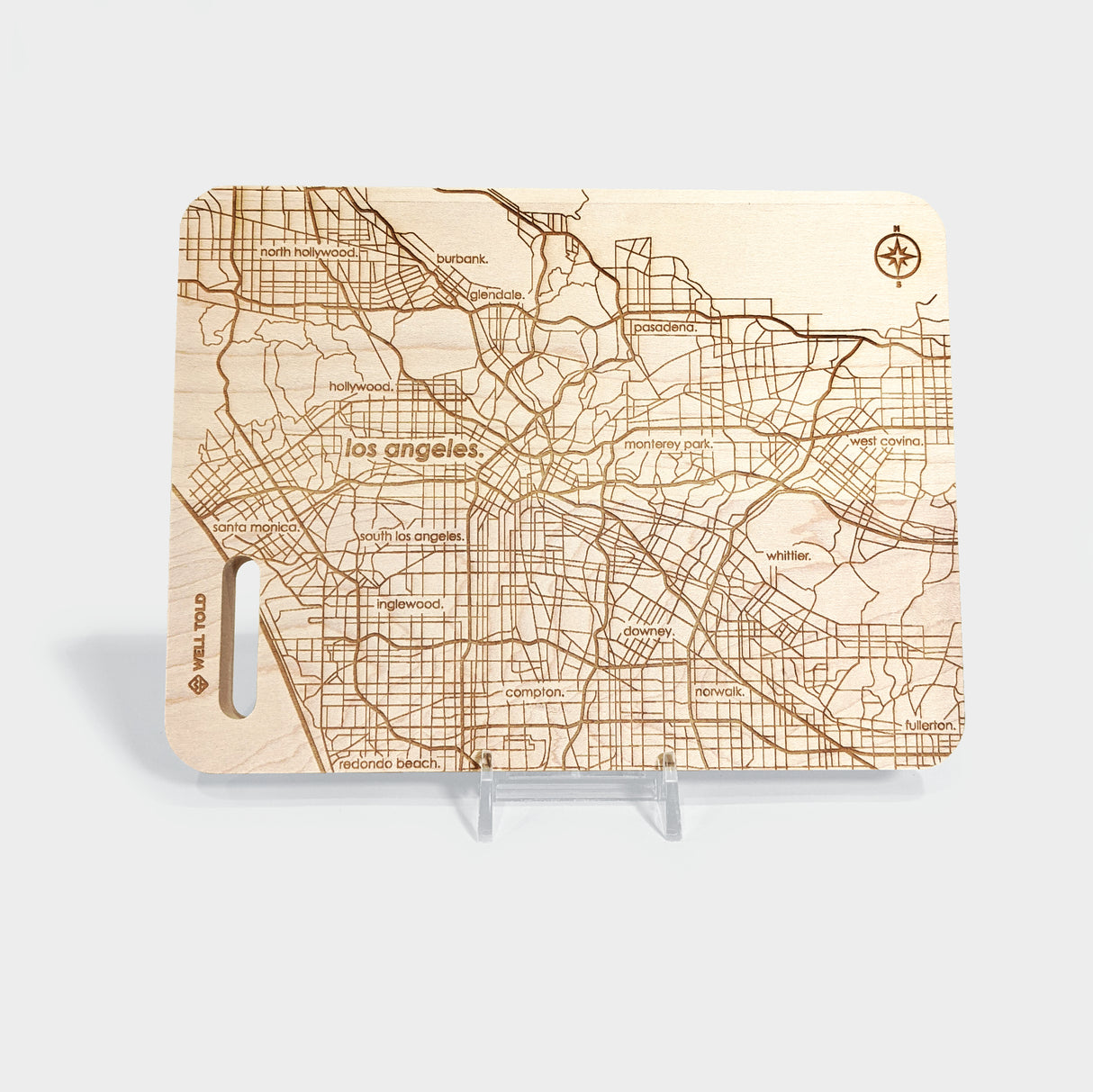 Los Angeles Maple Bar, Prep, & Cutting Board 6"x 8"