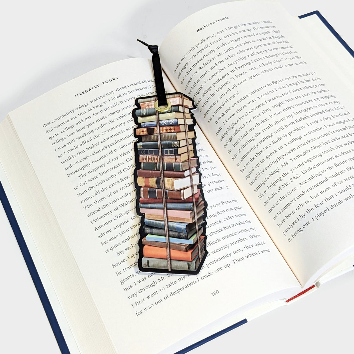 Pile of Books Bookmark