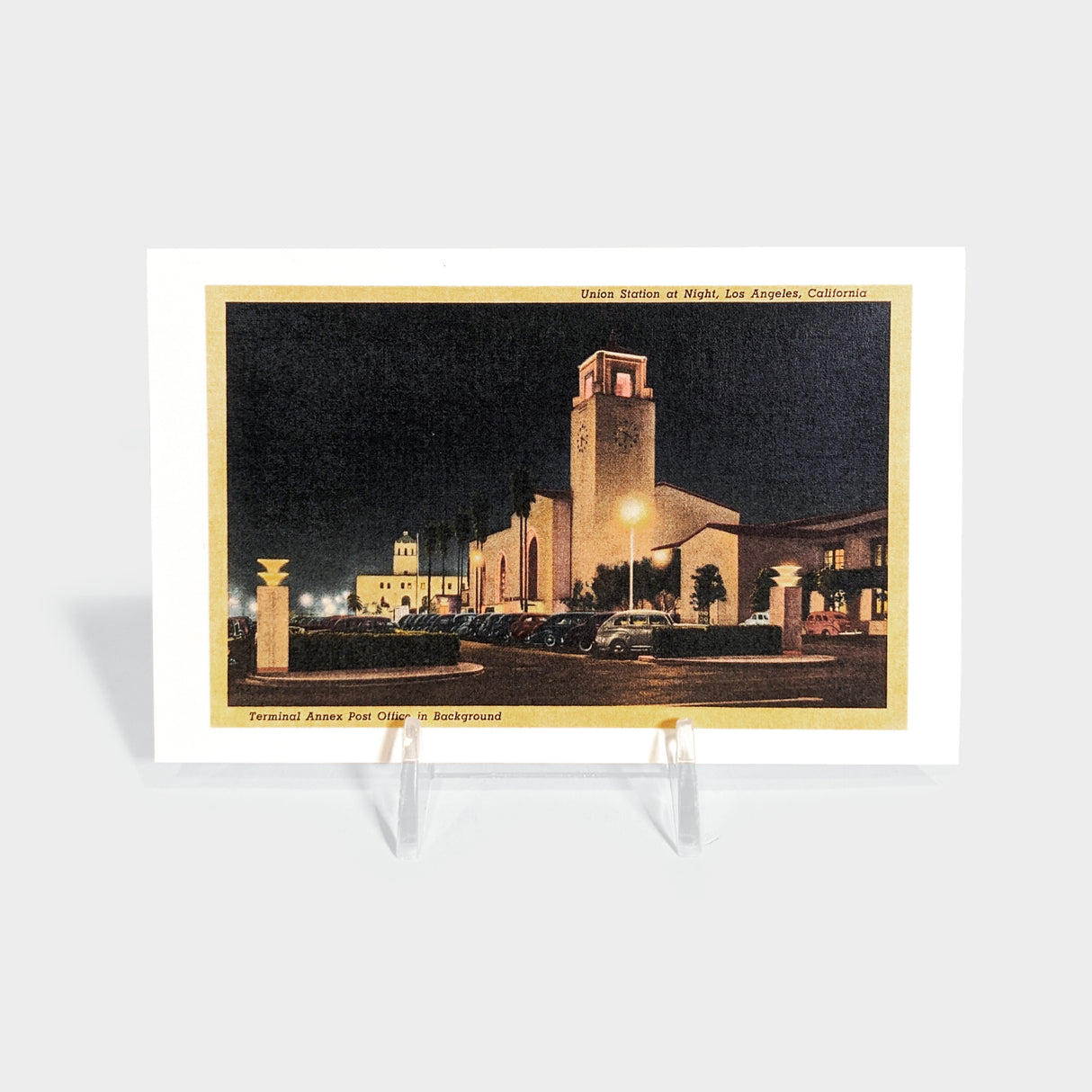 Union Station at Night Post Card